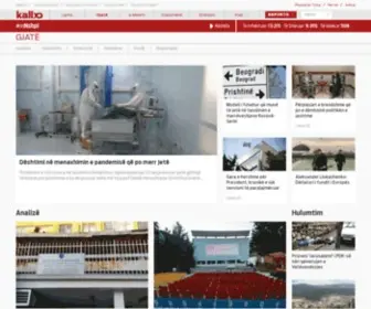 GazetajNk.com(Gazeta Jeta n) Screenshot