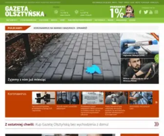 Gazetaolsztynska.pl(Serwis informacyjny Olsztyna i miejscowości z Warmii i Mazur) Screenshot