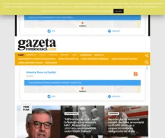 Gazetaromaneasca.com(Gazeta Românească Italia) Screenshot