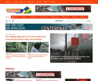 Gazetarondonia.com.br(Gazeta Rondônia) Screenshot