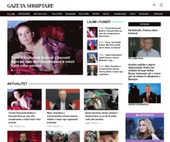 Gazetashqiptare.al(Gazeta Shqiptare Online) Screenshot