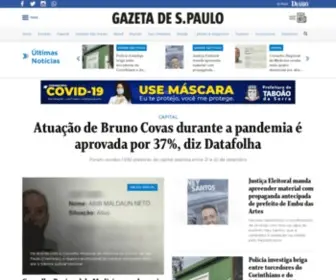 Gazetasp.com.br(Gazeta de São Paulo) Screenshot