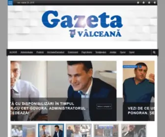 Gazetavalceana.ro(Gazeta V) Screenshot