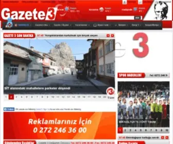 Gazete3.com(Gazete 3) Screenshot