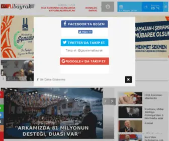 Gazetealbayrak.com(Albayrak Gazetesi) Screenshot