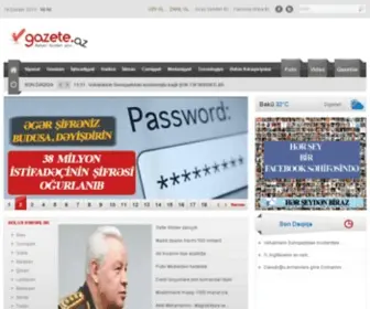 Gazete.az(Xəbərlər) Screenshot