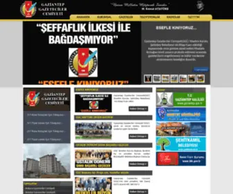 Gazetecilercemiyeti.org(Gaziantep Gazeteciler Cemiyeti) Screenshot