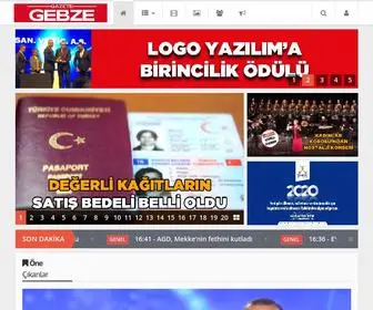 Gazetegebze.com.tr(Gazete Gebze) Screenshot