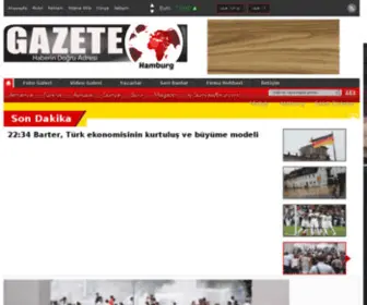 Gazetehamburg.com(Haberin doğru adresi) Screenshot
