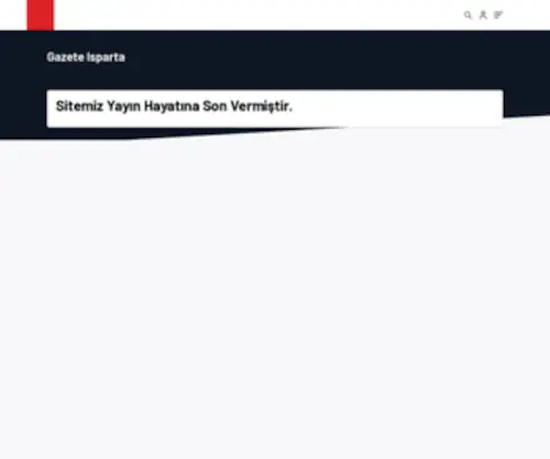 Gazeteisparta.com(Gazete isparta) Screenshot
