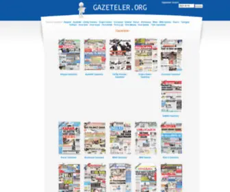 Gazeteler.org(Gazete Manşetleri) Screenshot