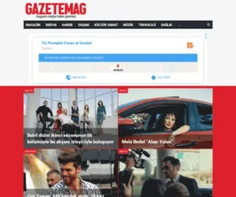 Gazetemag.com(Magazin Medya Haber Gazetesi) Screenshot