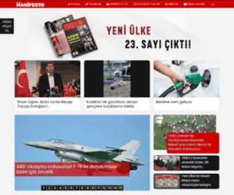 Gazetemanifesto.com(Gazete Manifesto) Screenshot