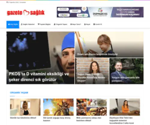 Gazetesaglik.com(Gazete Sağlık) Screenshot