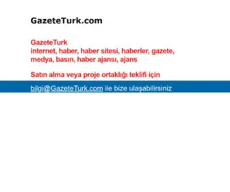Gazeteturk.com(Haber Sitesi) Screenshot