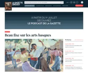 Gazette-International.com(La Gazette Drouot) Screenshot