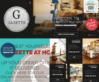 Gazettebrasserie.co.uk(Gazette Brasserie) Screenshot