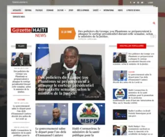 Gazettehaiti.com(Gazette Haiti) Screenshot