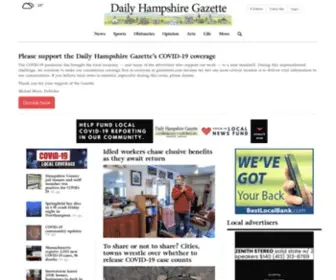 Gazettenet.com(The Daily Hampshire Gazette) Screenshot