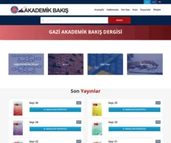 Gaziakademikbakis.com(Anasayfa) Screenshot