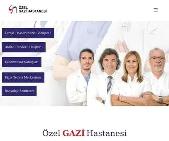 Gazihastanesi.com(Gazi Hastanesi) Screenshot