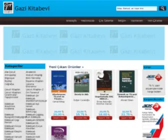 Gazikitabevi.com.tr(Onlarca Farklı Yayınevini Bulabileceğiniz Online Kitap Alışveriş Sitesi) Screenshot