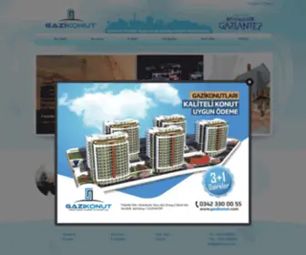 Gazikonut.com(Gazi Konut) Screenshot