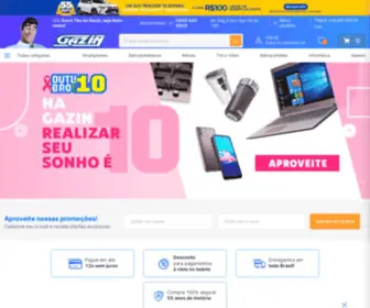 Gazin.com.br(Informe de encerramento de atividades) Screenshot