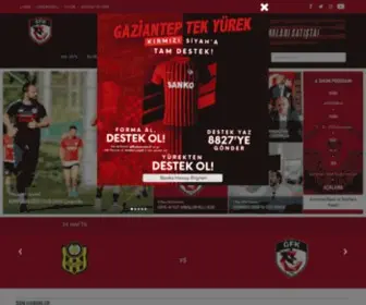 Gazisehirgaziantepfk.org(Gaziantep Futbol Kulübü) Screenshot