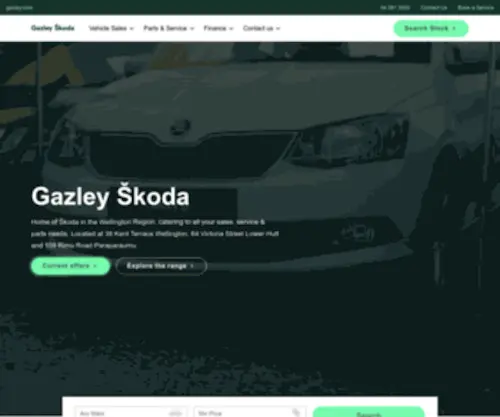 Gazleyskoda.com Screenshot