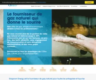 Gazprom-Energy.fr(Fournisseur de gaz professionnel) Screenshot