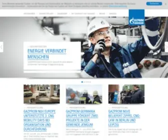 Gazprom-Germania.de( Unternehmen ) Screenshot