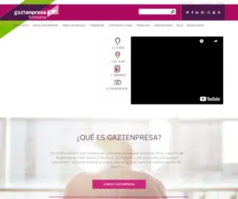 Gaztenpresa.org(Fundación Gaztenpresa) Screenshot
