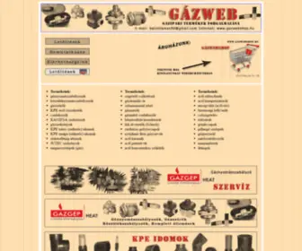 Gazweb.hu(GÁZWEB) Screenshot