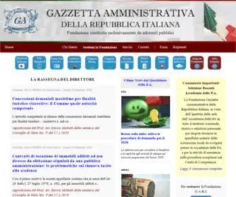 Gazzettaamministrativa.it(Fondazione G.A.R.I) Screenshot