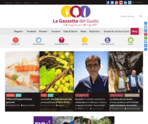 Gazzettadelgusto.it(La Gazzetta del Gusto) Screenshot