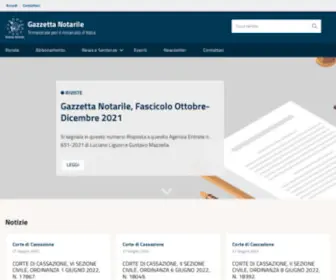 Gazzettanotarile.com(Gazzetta Notarile) Screenshot