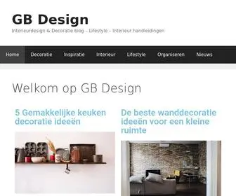 GB-Design.nl(Interieurdesign en decoratie blog) Screenshot