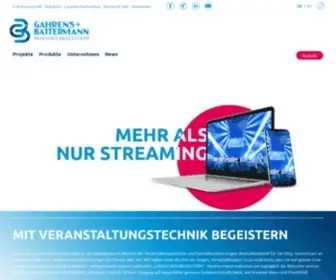 GB-Mediensysteme.de(Gahrens + Battermann) Screenshot