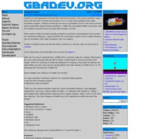 Gbadev.org(Gameboy Advance Development) Screenshot