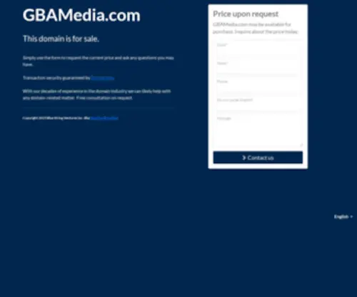 Gbamedia.com(A memorable domain name) Screenshot