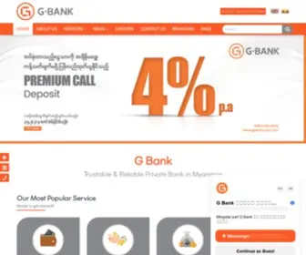 Gbank.com.mm(G Bank) Screenshot