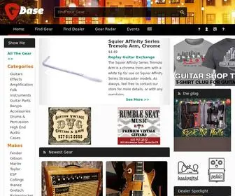 Gbase.com(Guitars Amps & More) Screenshot