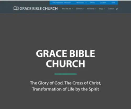Gbcaz.org(Grace Bible Church in Tempe) Screenshot