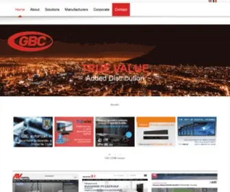 Gbcexim.com(Solutii profesionale audio video) Screenshot