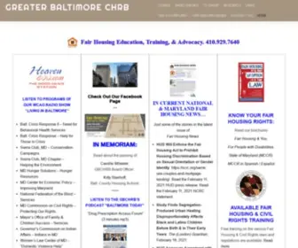 GBCHRB.org(Greater Baltimore CHRB) Screenshot