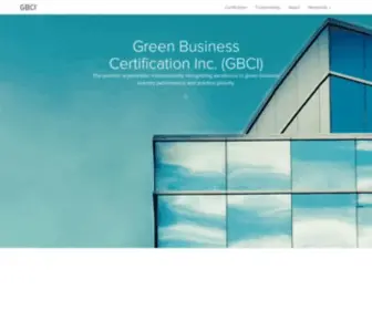 Gbci.org(Green Business Certification Inc) Screenshot