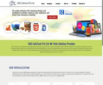 Gbcinfotech.com(Gbcinfotech) Screenshot