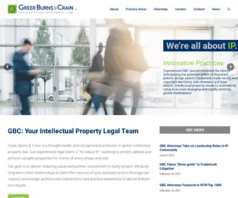 GBclaw.net(An intellectual property law firm) Screenshot
