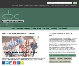 GBCNV.edu(Great Basin College) Screenshot